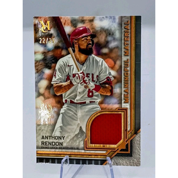 2023 Topps Museum Collection - Meaningful Material Relics Anthony Rendon... - Picture 3 of 6